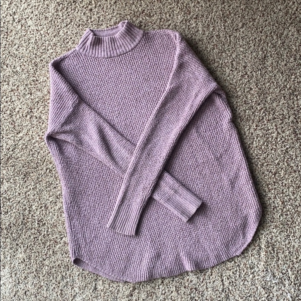 🧶 Purple Turtleneck Sweater 🧶